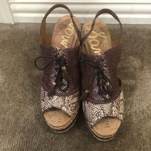 Sam Edelman platform wedges